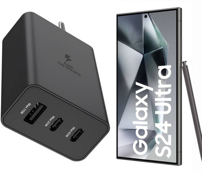 Kizzy 65 W PD 6 A Wall Charger for Mobile(for Samsung Galaxy S24 ULTRA 5G Adapter)