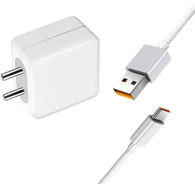 SB 30 W SuperVOOC 4 A Wall Charger for Mobile with Detachable Cable(White, Cable Included)