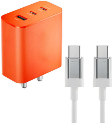 Avaxon 65 W GaN 3 A 3 Port Mobile Charger with Detachable Cable(Compatible for Phone 2A Plus,Phone 2A,Phone 1,Phone 2,CMF Phone 1, Cable Included)