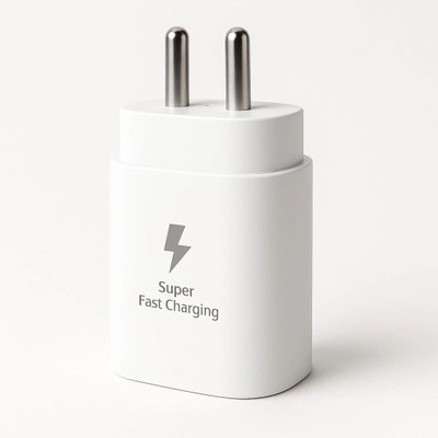 SB 25 W Quick Charge 3 A Wall Charger for Mobile(White, Super fast charger)