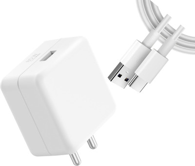 MAK 33 W Dash 3 A Wall Charger for Mobile with Detachable Cable(White, Cable Included)