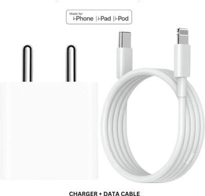 RoarX 20 W Supercharge 3 A Wall Charger for Mobile with Detachable Cable(White)
