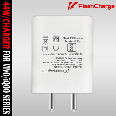 BUXER 44 W Quick Charge 4 A Wall Charger for Mobile(White)