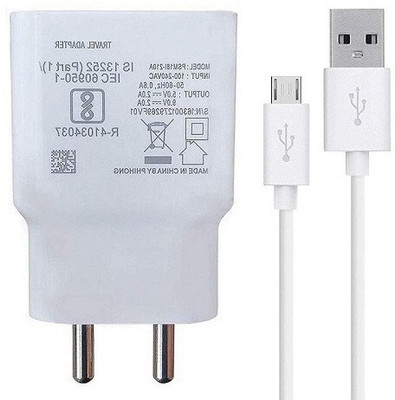 xstar 12 W Adaptive Charging 2.4 A Wall Charger for Mobile with Detachable Cable(White, Cable Included)