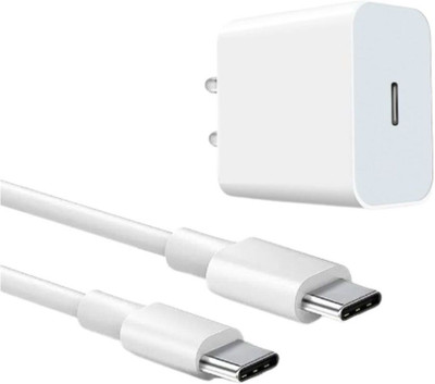 Saibaba Insulators 20 W PD 3 A Wall Charger for Mobile with Detachable Cable(White, Cable Included)