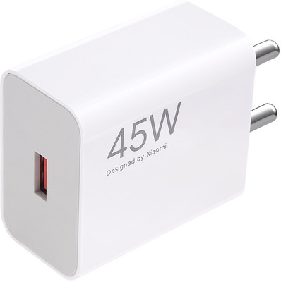 Mi 45 W PD 4 A Wall Charger for Mobile with Detachable Cable(White, Cable Included)