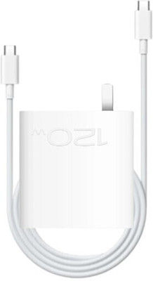 Kizzy 120 W 3 A Wall Charger for Mobile with Detachable Cable(White, Cable Included)