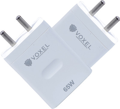 VOXEL 65 W Quick Charge 4 A Wall Charger for Mobile(White)
