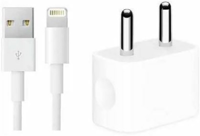digie 5 W Mobile Charger with Detachable Cable(White, Cable Included)