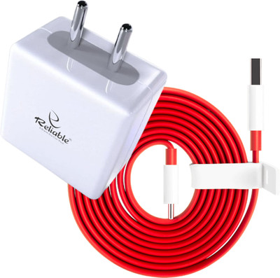 Reliable 65 W SuperVOOC 6 A Wall Charger for Mobile with Detachable Cable(White, Cable Included)