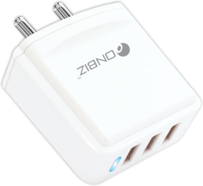 ONBIZ by ONBIZ 3.1 A Mobile Charger(White, Cable Included)