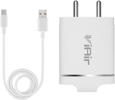 IAIR TurboPower 3.0 3 A Wall Charger for Mobile with Detachable Cable(White, Cable Included)