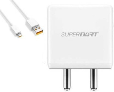 WEFIXALL 6 A Wall Charger for Mobile with Detachable Cable(White)