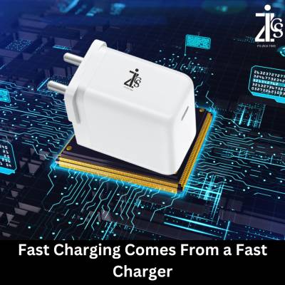 zics 65 W PD Mobile Fast Charger with Detachable Cable