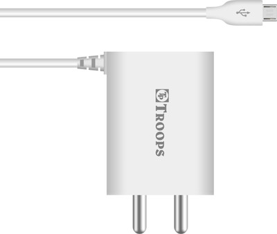 TP TROOPS Wall Charger for Mobile(White)