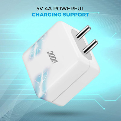 TROST 30 W VOOC 4 A Wall Charger for Mobile(White)
