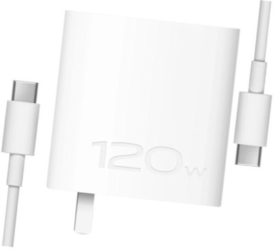 menosupp 120 W Quick Charge 9 A Wall Charger for Mobile with Detachable Cable(White, Cable Included)