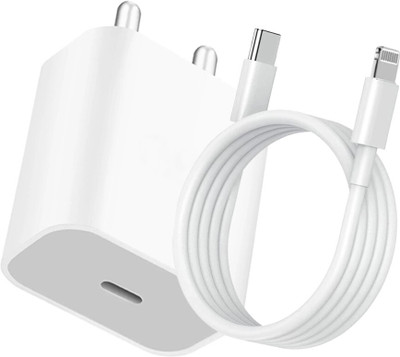 SANNO WORLD 20 W PD 2.5 A Wall Charger for Mobile with Detachable Cable(White, Cable Included)