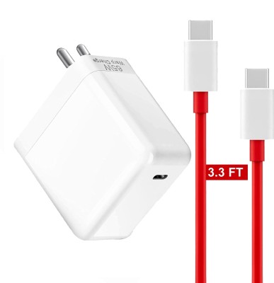 xykos 65 W SuperVOOC 6 A Wall Charger for Mobile with Detachable Cable(White, Red, Cable Included)