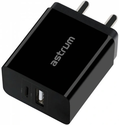 ASTRUM 12 W Quick Charge 2.4 A Wall Charger for Mobile(Glossy Black)
