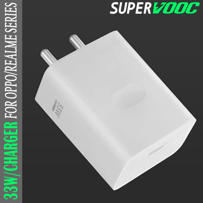 WEFIXALL 33 W SuperVOOC 3.4 A Wall Charger for Mobile(White)