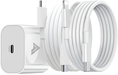 DR VAKU 20 W PD Wall Charger for Mobile with Detachable Cable(White, Cable Included)