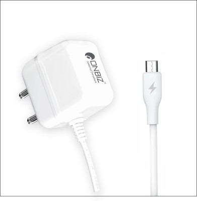 ONBIZ by ONBIZ 2 A Wall Charger for Mobile with Detachable Cable(White, Cable Included)