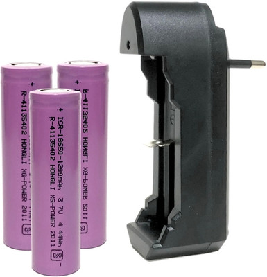 UNIXAA Adaptive Charging 1.5 A Wall Charger for Camera(Battery Charger With 3 X 1200mAh Battery)