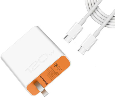 UXE 120 W 3 A Wall Charger for Mobile with Detachable Cable(X100 /V30/X90/X90PRO/XFOLD3/iQOO11/iQoo9pro/iQoo9/iQoo9T, Cable Included)