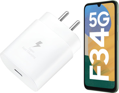 YCNEX 25 W PD 3 A Wall Charger for Mobile(White)