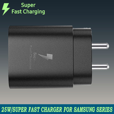 Safa 25 W Quick Charge 3 A Wall Charger for Mobile(Black)