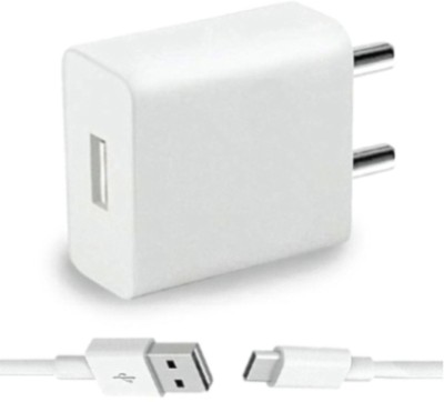 SaleCart 18 W Quick Charge 2.4 A Mobile Charger with Detachable Cable(White, Cable Included)