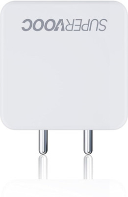 MAK 65 W Adaptive Charging 6 A Wall Charger for Mobile(White)
