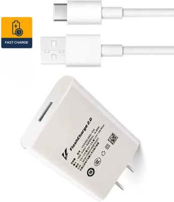 WEFIXALL 44 W Wall Charger for Mobile with Detachable Cable(White, Cable Included)