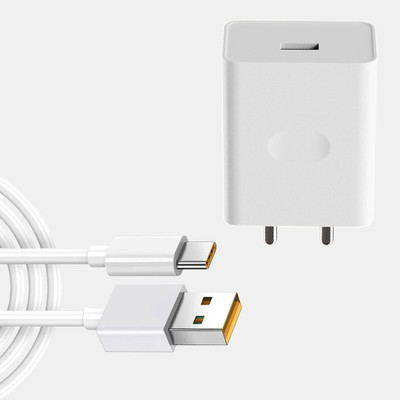 SB 65 W SuperVOOC 6 A Wall Charger for Mobile with Detachable Cable(White, Cable Included)