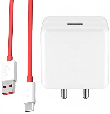 EliteGadgets 80 W SuperVOOC 6 A Mobile Charger with Detachable Cable(Supervooc 80W Charger [Supports upto 80Watt] White Red, Cable Included)