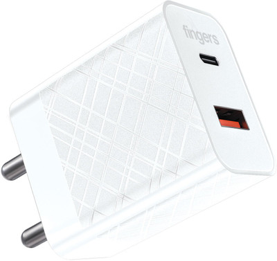 FINGERS 27 W PD 3 A Wall Charger for Mobile(White)