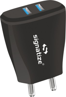 SIGNATIZE Quick Charge 2.4 A Multiport Mobile Charger(Black)