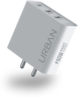 Urban VOOC 12 A Multi-pin Wall Charger for Mobile with Detachable Cable(White)