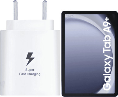 RoarX 25 W Quick Charge 3 A Wall Charger for Mobile(25W PD Superfast Charging For Samsung Galaxy Tab A9+ 5G Fast Charger Adapter)