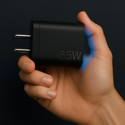 Zybux 65 W PD 5 A Wall Charger for Mobile(Black)