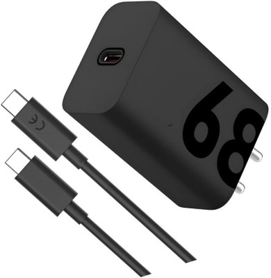 xstar 68 W TurboPower 3.0 6.5 A Wall Charger for Mobile with Detachable Cable(Black, Cable Included)