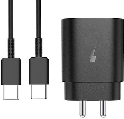 UniBoss 25 W Quick Charge 6 A Wall Charger for Mobile with Detachable Cable(Black, Cable Included)