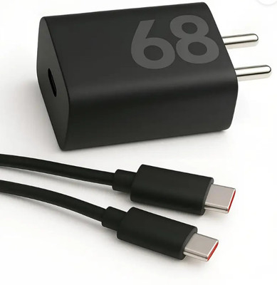 MUST MOB 68 W TurboPower 3.0 4 A Wall Charger for Mobile with Detachable Cable(Black, Cable Included)