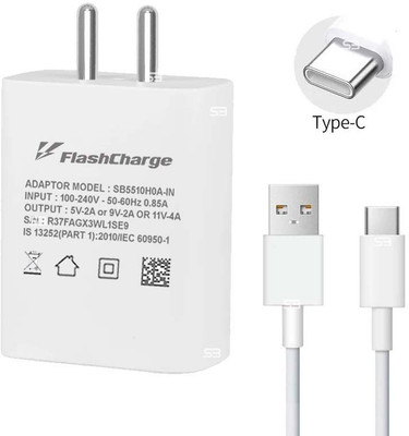 SB 44 W 4 A Wall Charger for Mobile with Detachable Cable(support FLASH 2.0 only supported device, White, Cable Included)
