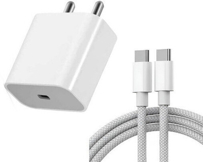 SANNO WORLD 20 W PD 2.5 A Wall Charger for Mobile with Detachable Cable(White, Cable Included)