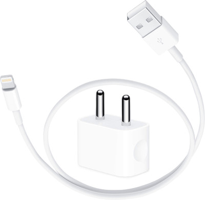 TROST 5 W 2 A Wall Charger for Mobile with Detachable Cable(White, Cable Included)