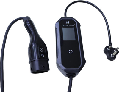 MEGACHARGE Adaptive Charging 16 A SMPS Charger for E-Car(Black)