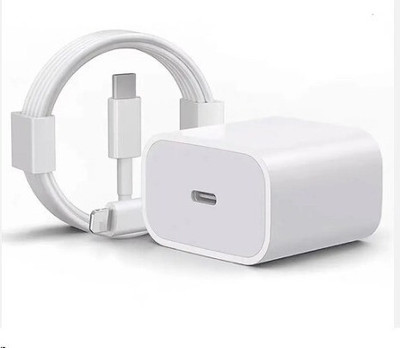 xstar 20 W PD 3 A Wall Charger for Mobile with Detachable Cable(White, Cable Included)