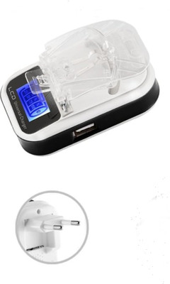 SANNO WORLD 2 A Single Port Mobile Charger with Detachable Cable(Black, White)